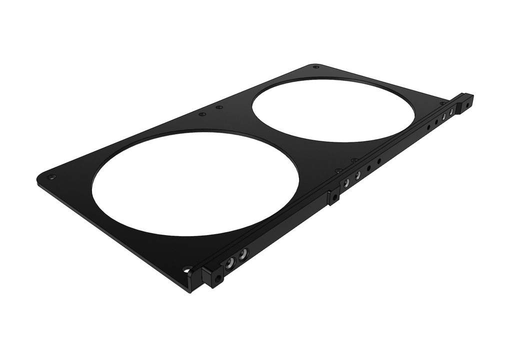 NACSE M2 Grater Front Panel Fan Bracket